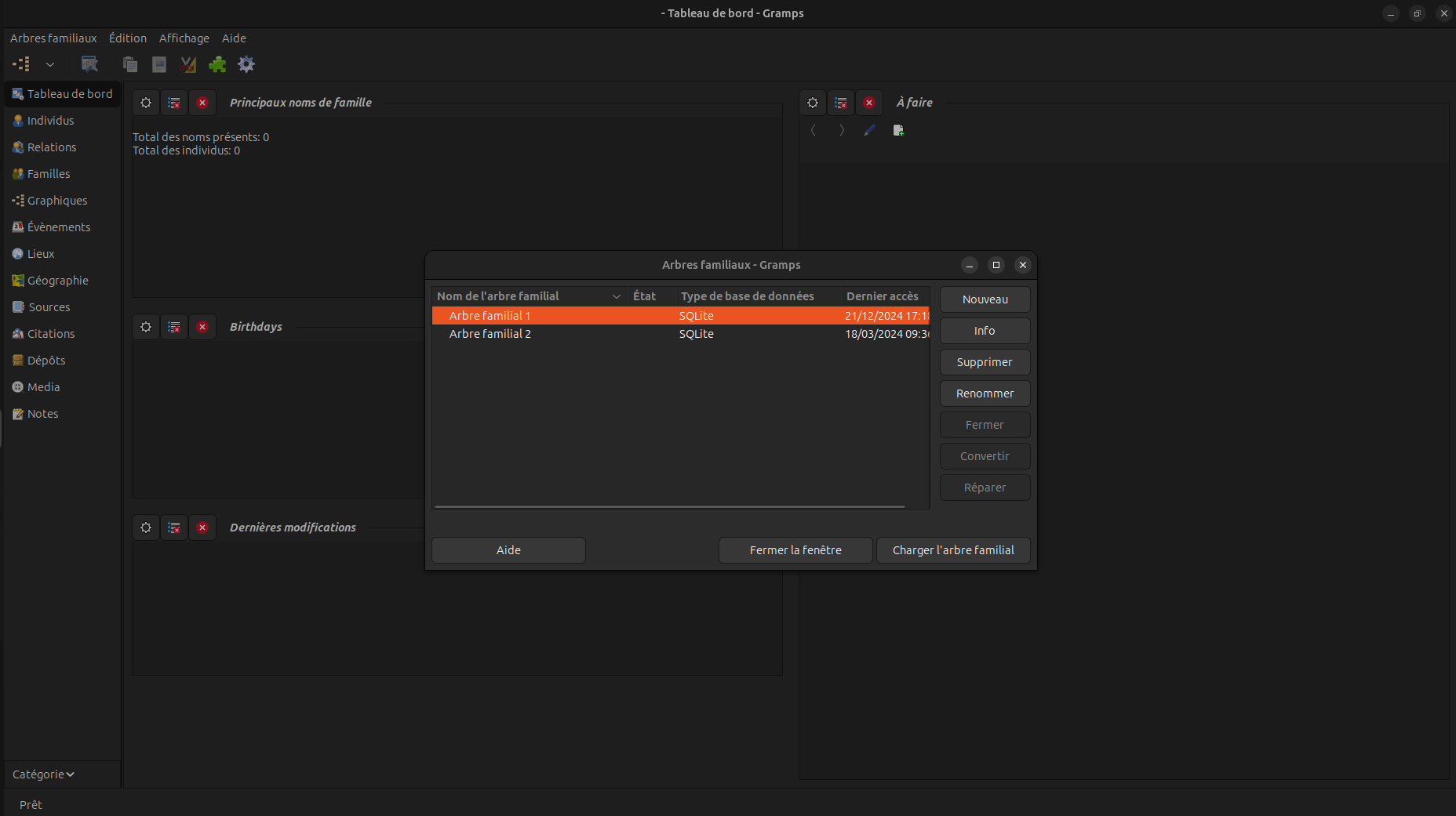 Écran d'accueil Écran d'accueil